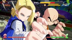 ドラゴンボール ファイターズ　公式　神チューブ　１８号＆クリリンで特殊演出メテオコンボ