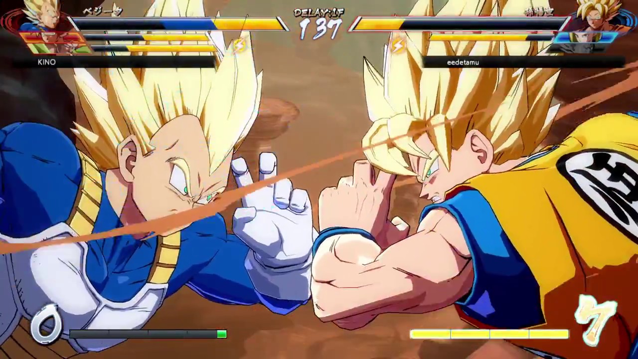 ベジータの連続エネルギー波がカッコイイ！ ドラゴンボール ファイターズ / Dragon Ball FighterZ