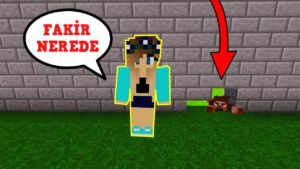 ZENGİN VS FAKİR #145 - Çiçek Fakiri Arıyor (Minecraft)