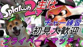 【スプラトゥーン2】プライベートマッチやりましょう【初見大歓迎】
