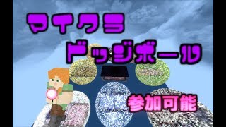 【マインクラフト】マイクラドッジボール!!【参加は説明欄】