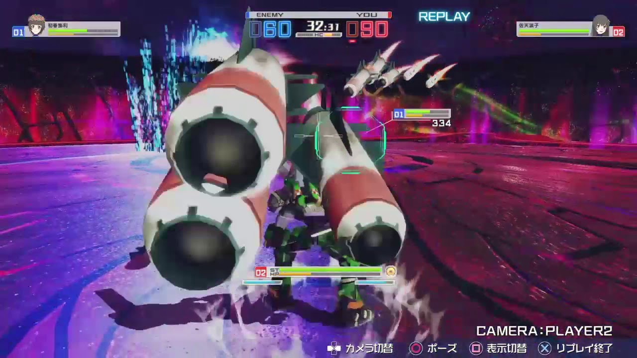 とある魔術の電脳戦機(バーチャロン)　グリスボック 対アファームドS戦