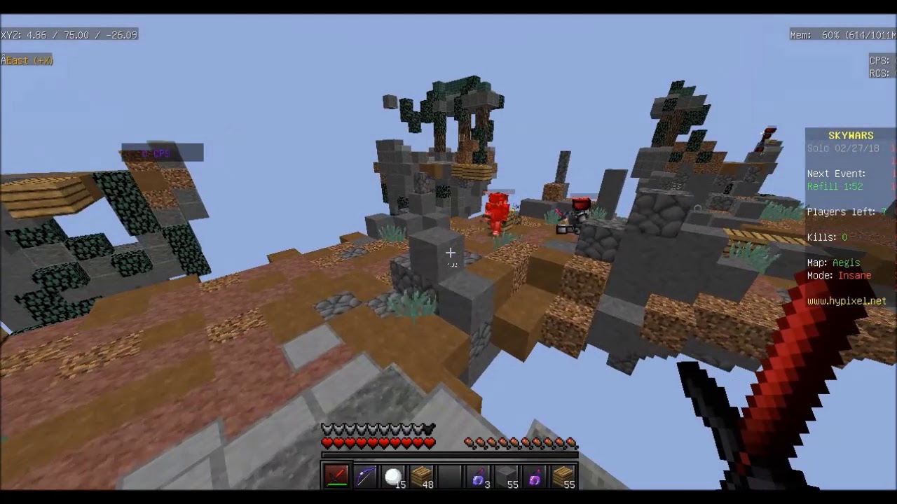 [マインクラフト]ＳＯＲＡのスカイウォーズ　part47 　描画距離を２縛りしてみた！[縛り]