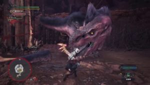 MHWモンスターハンターワールド 闘技アンジャナフ ソロ 太刀