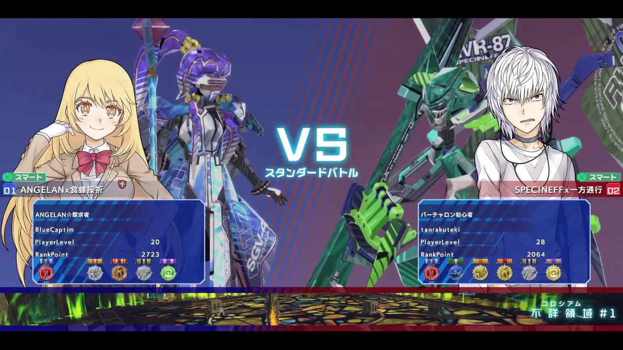 【禁書VO】CaptimバーチャロンTV ランクマッチ第80戦 とある魔術の電脳戦機 2018/2/21 とあるチャロン