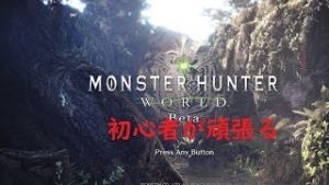 PS4　#３モンスターハンターワールド　MHW　モンハン初心者　顔出し配信