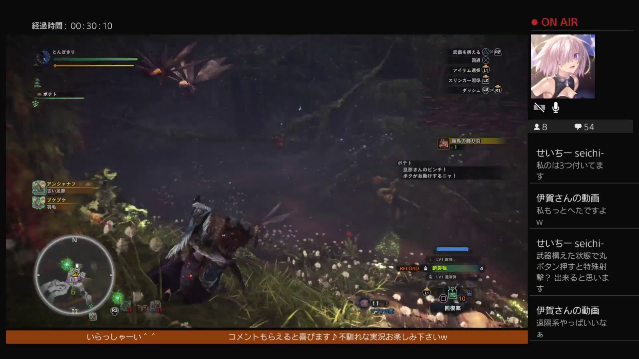 【MHW実況ライブ】　まずは一人で狩猟します！(^o^) モンスターハンターワールド　ラジオ感覚でどうぞ！  2018.2