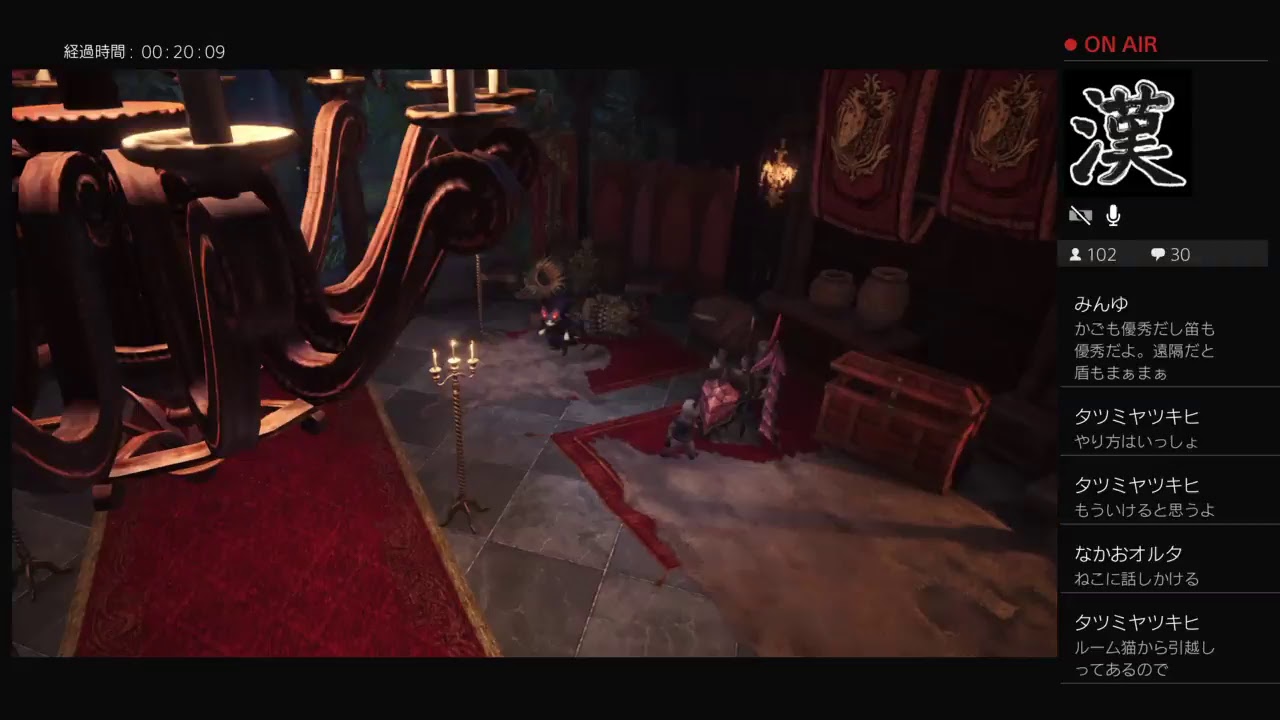 なかお(@WHITE_ABSOL)「モンスターハンターワールド」in G-tune顔巣