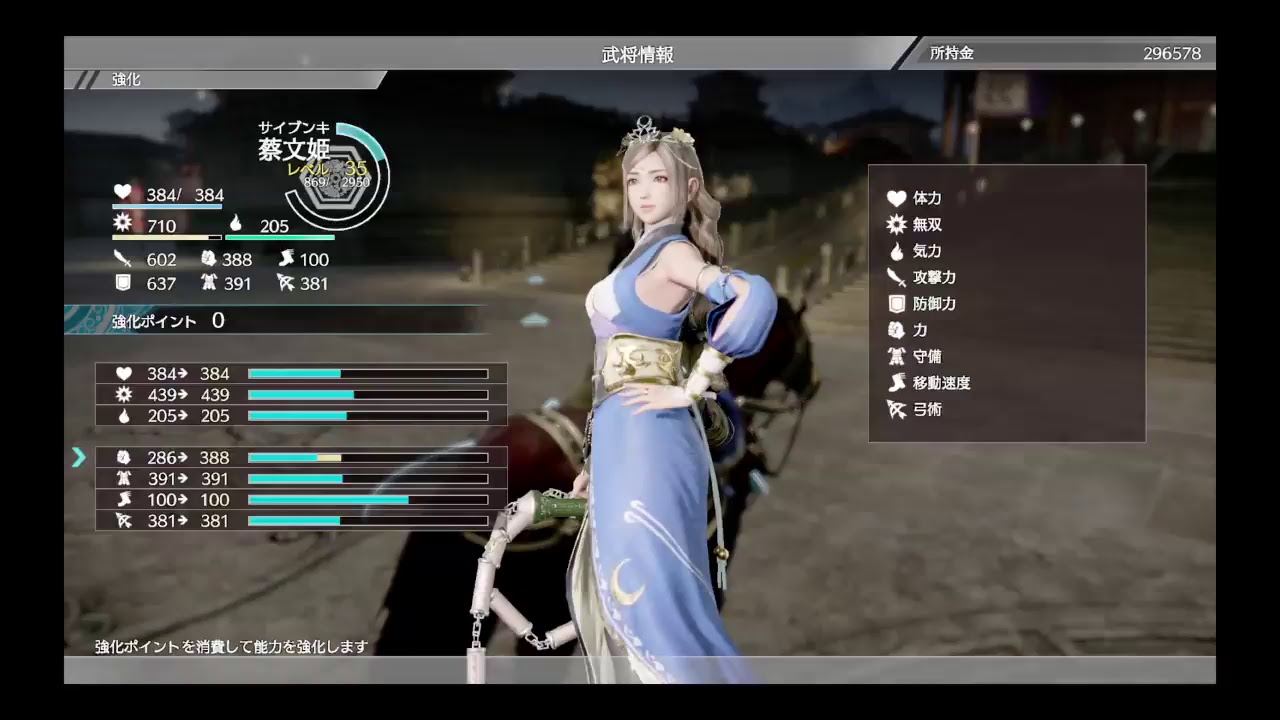 真　三國無双8　キャラクター　蔡文姫