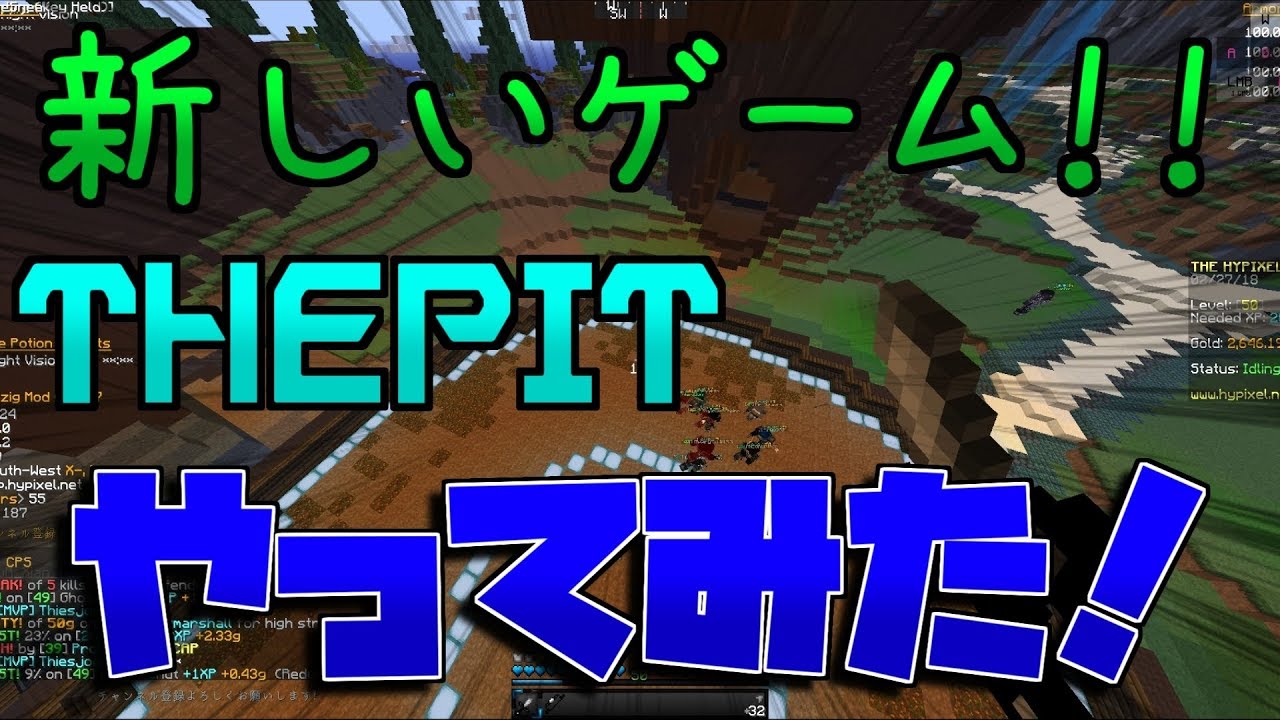 【マインクラフト】新ゲーム！？THEPITやってみた！