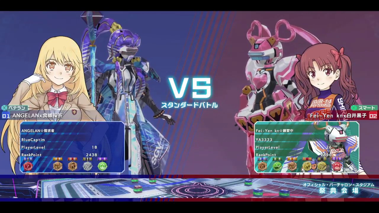 【禁書VO】CaptimバーチャロンTV ランクマッチ第60戦 とある魔術の電脳戦機 2018/2/20 とあるチャロン