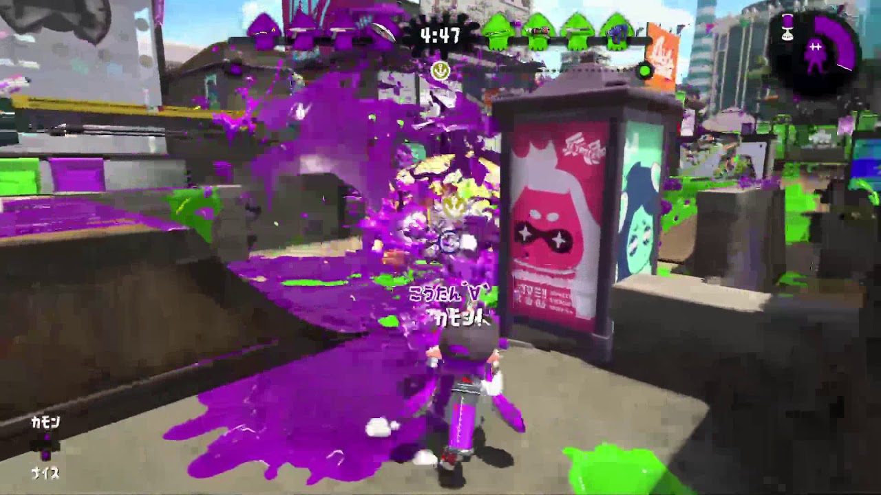 【スプラトゥーン2】 スナイプ成功！ 味方全員知り合い！！ そして結末は・・・。