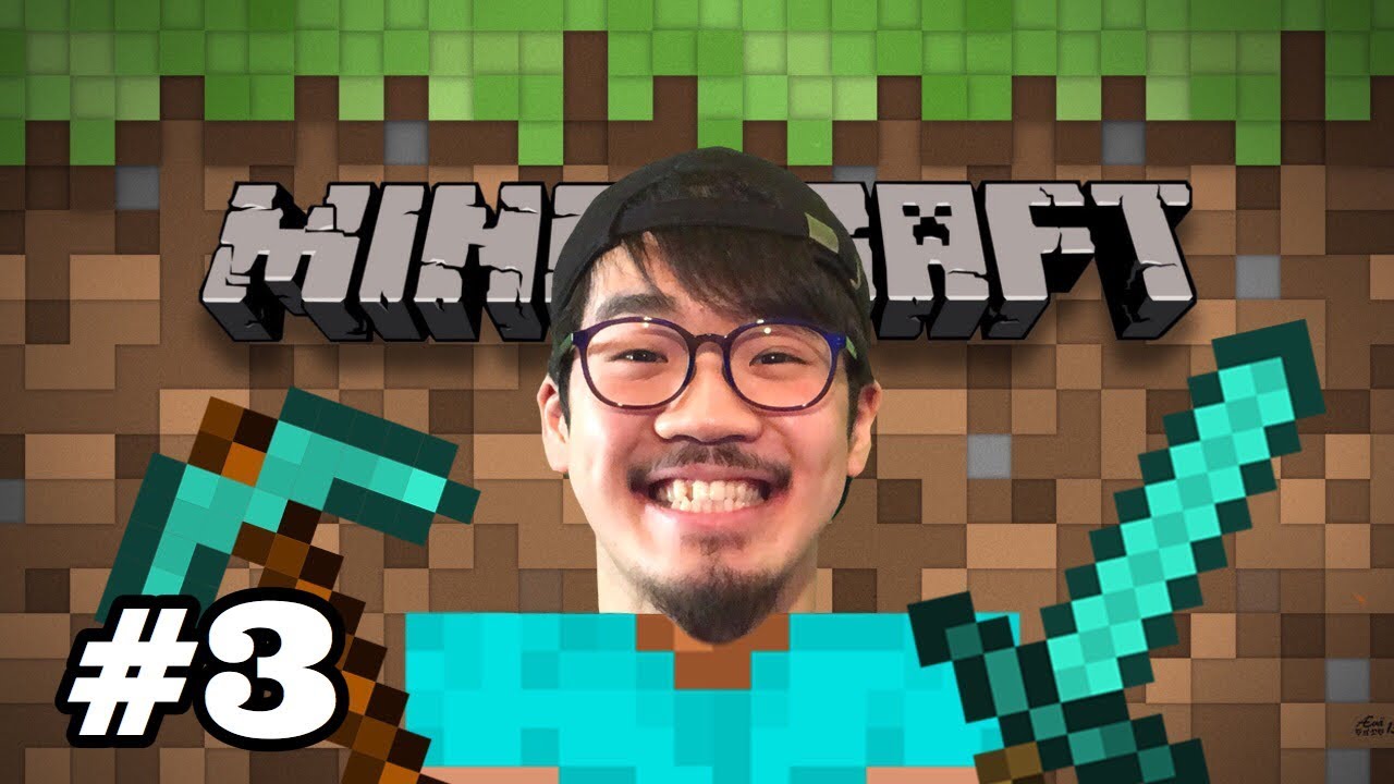 【実況】ゾンビ！クリーパー！魔女！｜マインクラフト -Minecraft- （Ep.3）