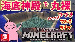 スイッチ版マインクラフト！マルチ！海底神殿を丸裸のつづき！雑談ＯＫ！マイクラ！Minecraft