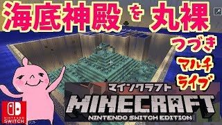スイッチ版マインクラフト！マルチ！海底神殿を丸裸のつづき！雑談ＯＫ！マイクラ！Minecraft