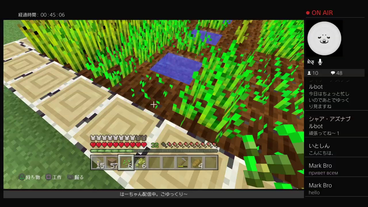［PS4版マインクラフト］初心者はーちゃんのまったりマイクラ＃8