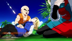 【ドラゴンボール ファイターズ】セルから嫁さんである18号を守るクリリン
