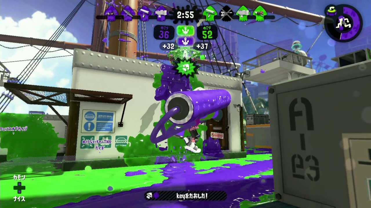 [スプラトゥーン2]ローラーで無双