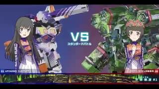 とある魔術の電脳戦機プレマ　アファS(ミハラナオ)　vs　グリスボック(あんちゃん)