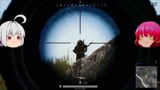 【PUBG】初心者がキルレ１を目指すpart4【ゆっくり実況】