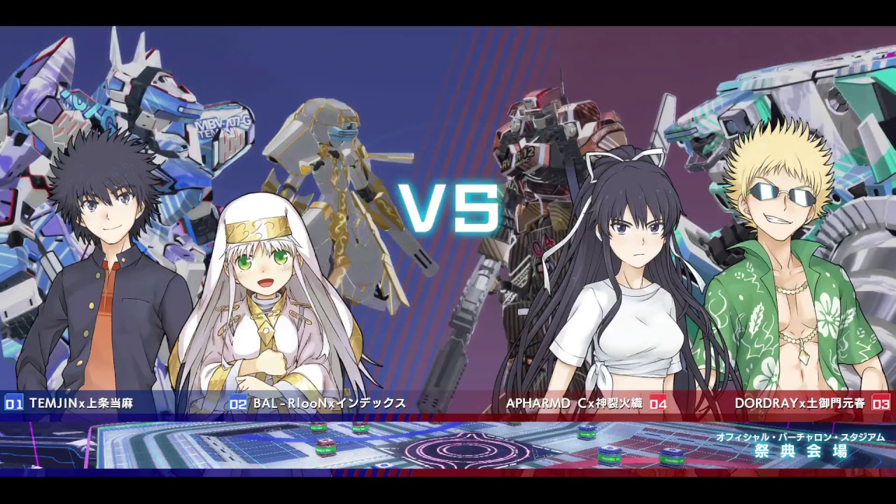 〔PS4版〕とある魔術の電脳戦機（バーチャロン）やります！