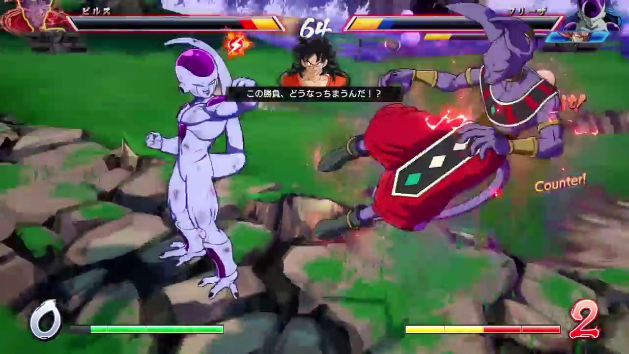 ドラゴンボール ファイターズ　フリーザがクリリンの代わりに破壊神を爆破　わざの再現度ヤバイ