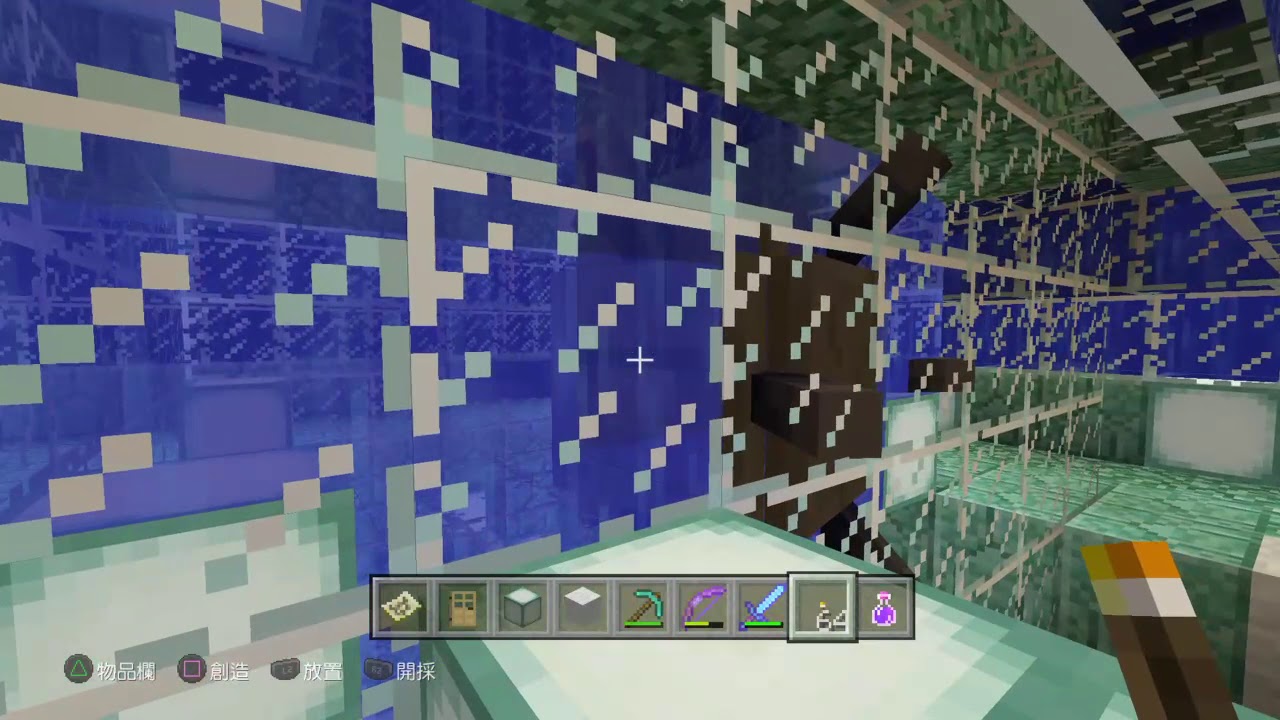 海底神殿をスケルトン化してみました　Minecraft Monument マインクラフト