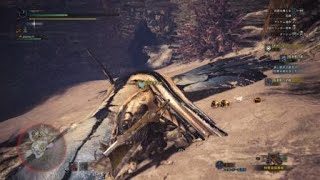 モンスターハンター：ワールド_ガジャブーと石ころにムカついた