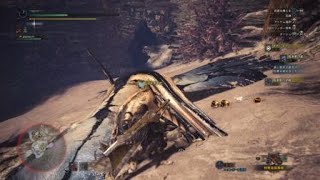 モンスターハンター：ワールド_ガジャブーと石ころにムカついた