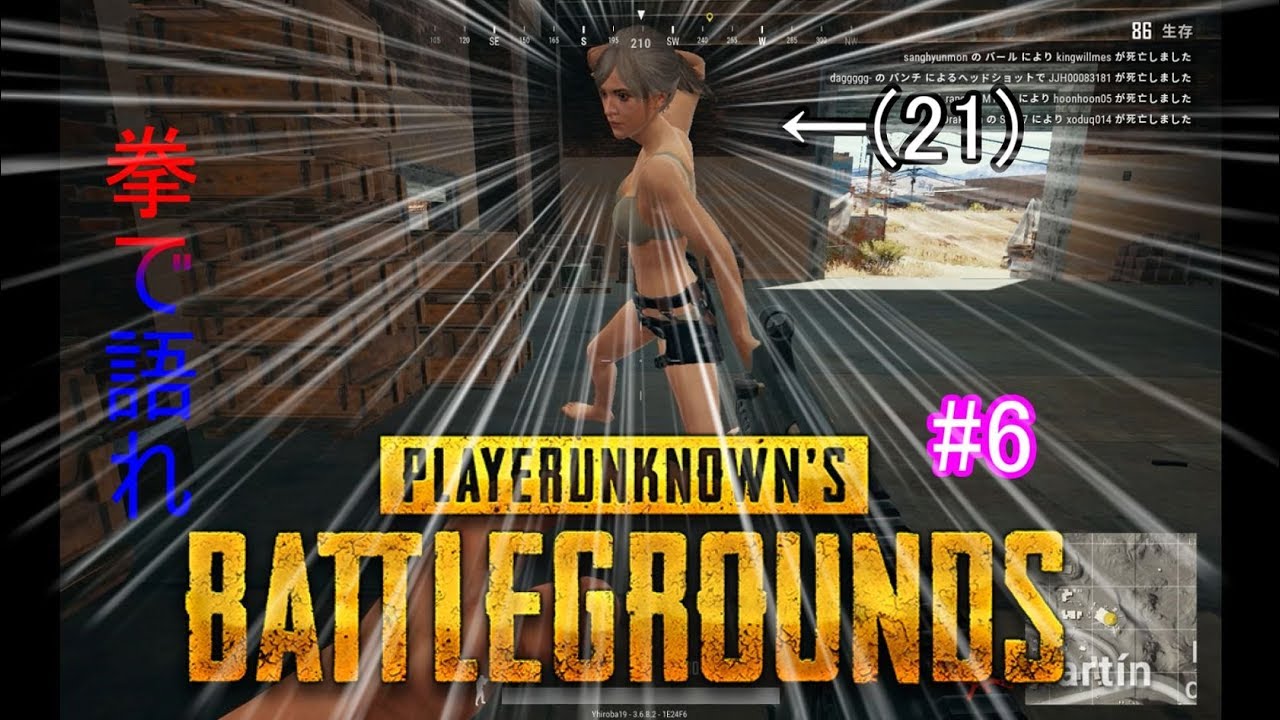 【実況】FPS初心者によるPUBG #6