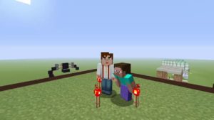 【PS4マインクラフト 】200回再生記念でアスレチックを作る！【後編】