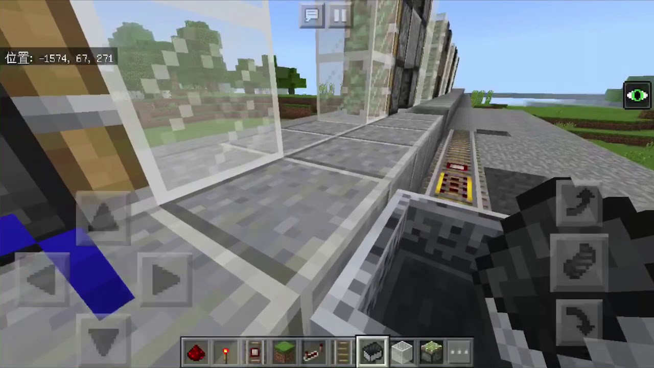 マインクラフトpeでホームドア作ってみた(Tフリップ回路)