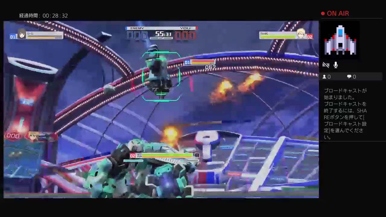 とある魔術の電脳戦機　対戦練習垂れ流し