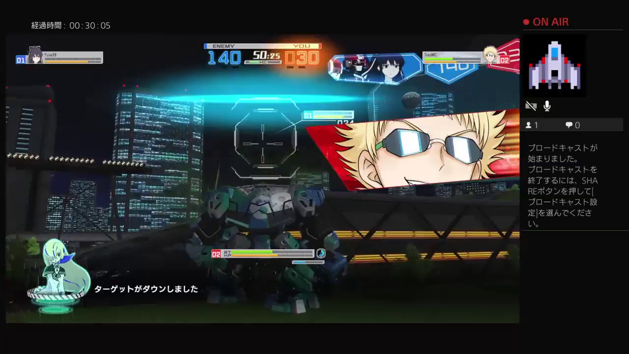 とある魔術の電脳戦機　対戦練習垂れ流し