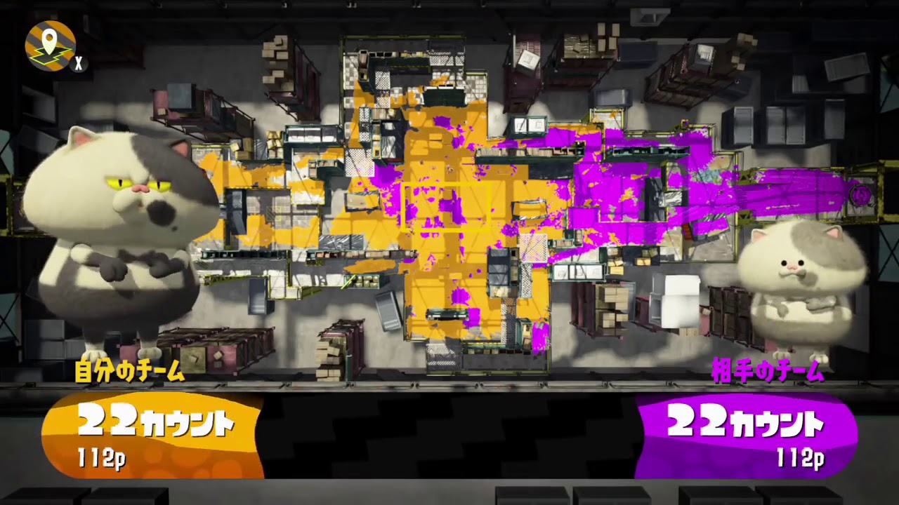 【スプラトゥーン2】ロングブラスターが強すぎてノックアウトで勝ってしまう　ゲーム実況プレイ ♥-♥