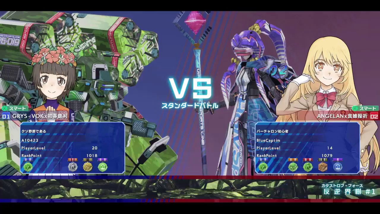 【禁書VO】CaptimバーチャロンTV ランクマッチ第34戦 とある魔術の電脳戦機 2018/2/18 とあるチャロン