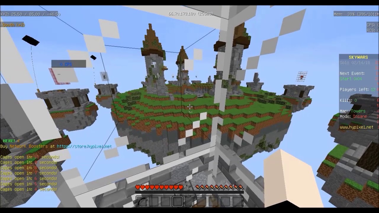 [マインクラフト]ＳＯＲＡのスカイウォーズ　ｐａｒｔ４２　バレンタインだからって調子乗るとやばいｗｗ