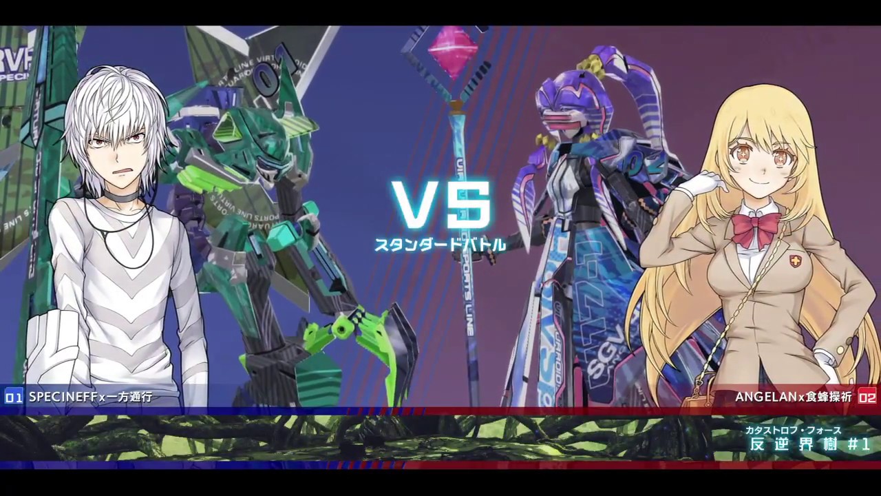 【禁書VO】CaptimバーチャロンTV 対戦相手視線 ランクマッチ第54戦 とある魔術の電脳戦機 2018/2/18 とあるチャロン