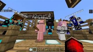 マインクラフトpe 僕のサーバーで普通に遊ぶｗ