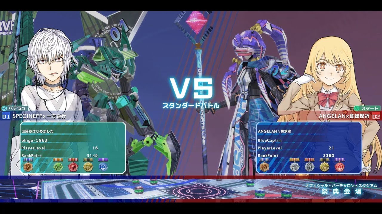 【禁書VO】CaptimバーチャロンTV ランクマッチ第99戦 とある魔術の電脳戦機 2018/2/25 とあるチャロン