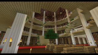 【サバイバル建築】視聴者と図書館建築！！【マインクラフト生放送】