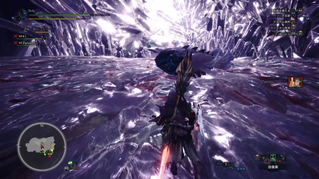 モンスターハンター：ワールド_落ちるゼノジーヴァ