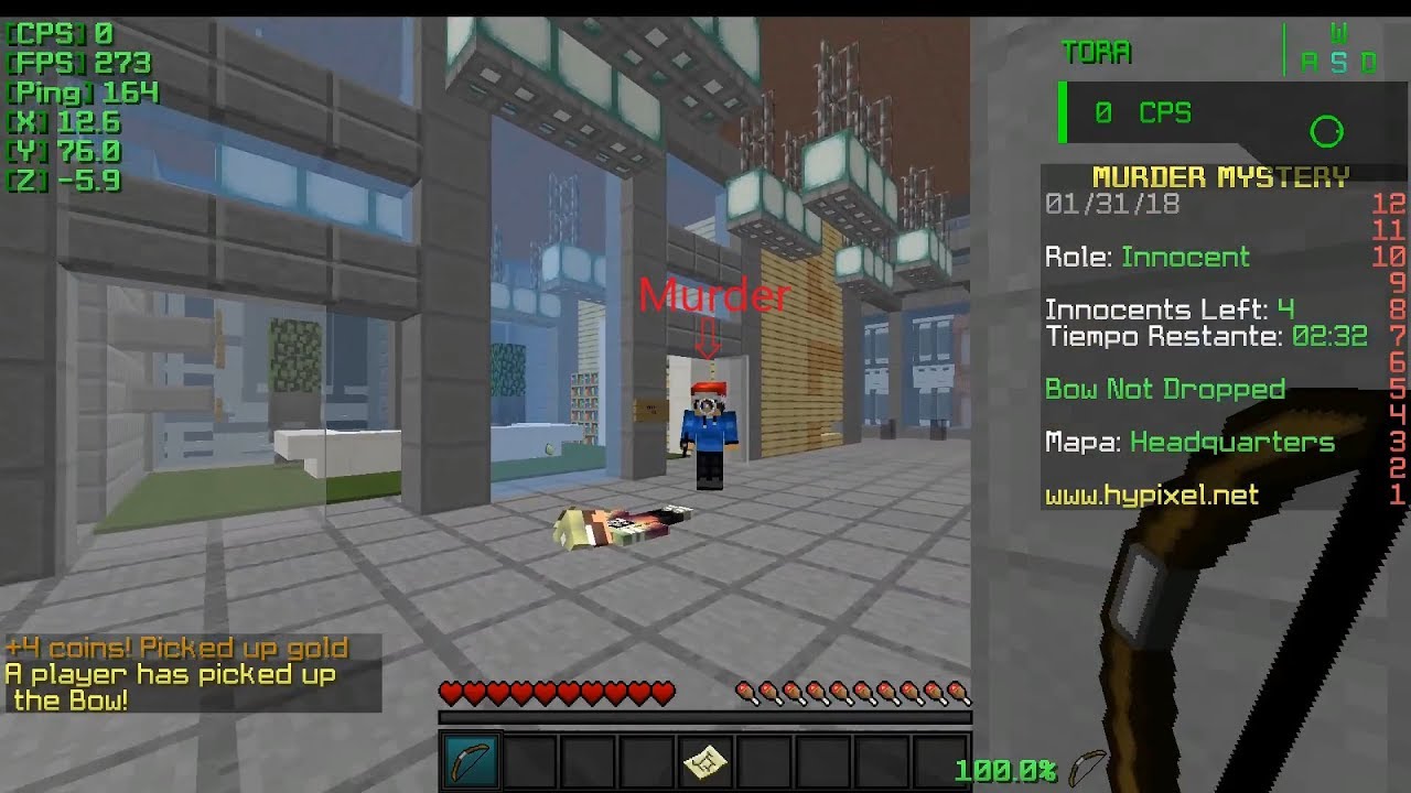 マインクラフト 殺人ゲームやってみたよ！