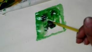 マインクラフト、クリーパーを書いてみた！！