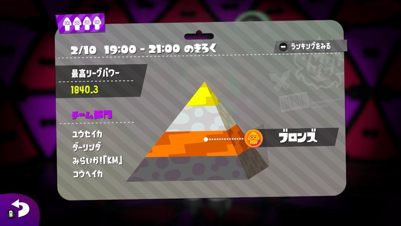 親子でリグマ［1840］ガチホコ(チーム)スプラローラー【スプラトゥーン2】