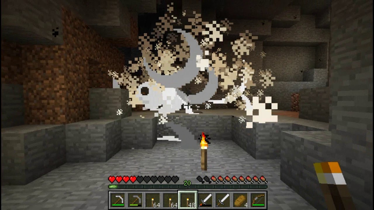 【マインクラフト】どうくつにいってみた【Minecraft】