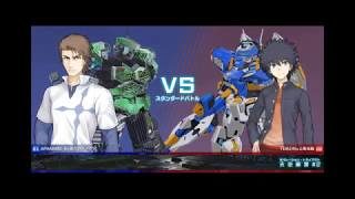 とある魔術の電脳戦機　過去曲聴きながら対戦プレイ