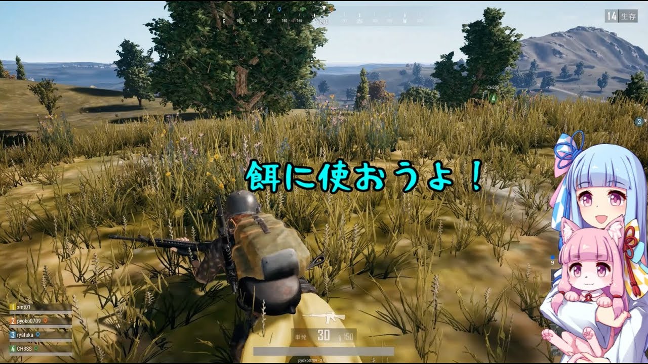 【VOICEROID実況】東北VS琴葉のおしゃぶりドン勝PUBG　キャラ崩壊注意 #104（スクワッド戦