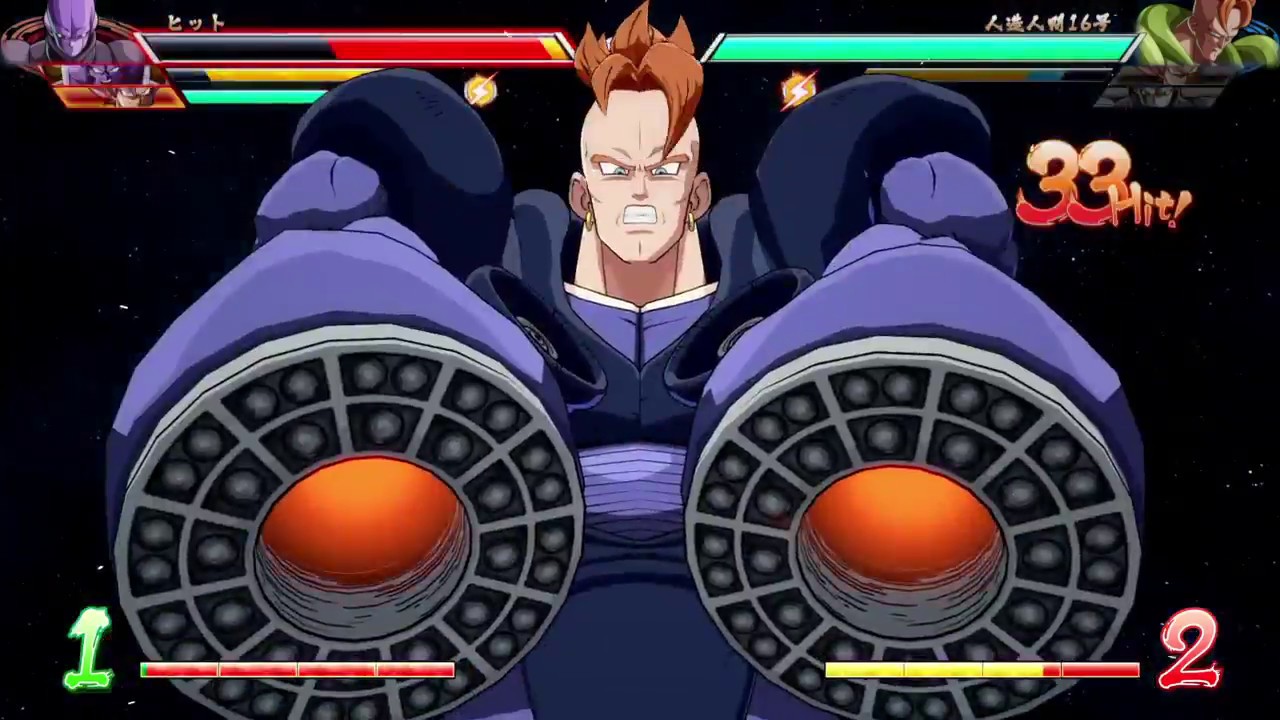 ドラゴンボール ファイターズ　世界１位人造人間１６号　６割６３HITヘルズフラッシュコンボ