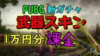 [PUBG] 新ガチャ武器スキン！神引きなるか!? [実況]